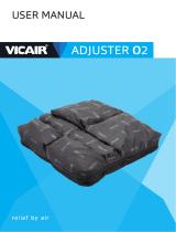 VICAIR ADJUSTER 02 Wheelchair Cushion Manual de usuario