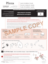 Pfister Contempra R89-8NCK Specification and Owner Manual