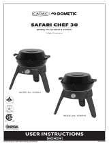 Dometic 6540H0 Safari Chef 2 High Pressure Barbecue Manual de usuario