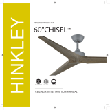 Hinkley 903760 60 Inch Chisel Ceiling Fan Manual de usuario