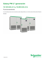 Schneider Electric Galaxy PW 2.ª generación 10-120 kVA (3:1) y 10-200 kVA (3:3) Funcionamiento Guía del usuario