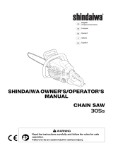 Shindaiwa 305S Manual de usuario