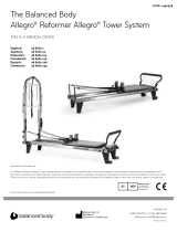Balanced Body Pilates-Reformer "Allegro" Manual de usuario