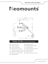 Neomounts FPMA-D750BLACK2-SILVER2-WHITE2 Manual de usuario