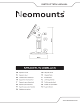 Neomounts SPEAKER-W100BLACK Manual de usuario