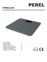 Velleman VTBAL204 DIGITAL BATHROOM SCALE Manual de usuario