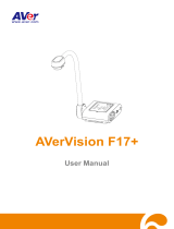AVer AVerVision F17+ Manual de usuario
