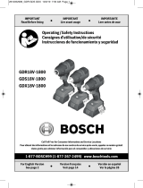 Bosch Freak GDX18V-1800 18V 2-in-1 Bit/Socket Brushless  El manual del propietario