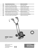 Güde Elektro-Gartenfräse GEGF 1540.1 El manual del propietario