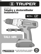Truper TALI-18N El manual del propietario
