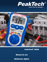 PeakTech P 1020 A El manual del propietario