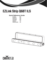 CHAUVET DJ EZLink Strip Q6BT ILS Guia de referencia