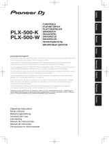Pioneer PLX-500 noire Manual de usuario