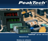 PeakTech LDP 135 LCD El manual del propietario
