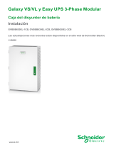 Schneider Electric Galaxy Caja del disyuntor de batería Guía del usuario