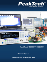 PeakTech P 4060 MV Manual de usuario