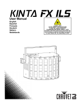 CHAUVET DJ Kinta FX ILS Countless Razor Sharp Multicolor Beams Manual de usuario