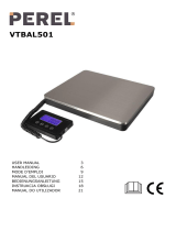 Perel VTBAL501 DIGITAL POSTAL SCALE Manual de usuario