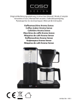 Caso Filterkaffeemaschine "Aroma Sense", 10 Tassen, 1,25 Liter, 1550 Watt Instrucciones de operación