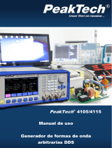 PeakTech P 4105 El manual del propietario