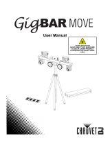 CHAUVET DJ GigBar Move White DJ Complete Light Set Manual de usuario