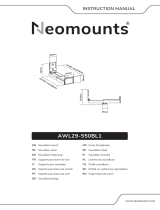 Neomounts AWL29-550BL1 Manual de usuario