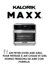 KALORIK MAXX Touch 16 Quart Air Fryer Oven Grill Manual de usuario