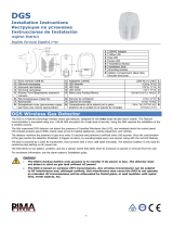 Pima DGS143/187 Wireless Gas Detector Guía de instalación