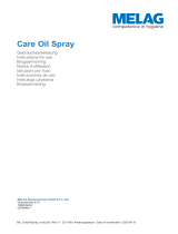 MELAG Care Oil Spray Instrucciones de operación