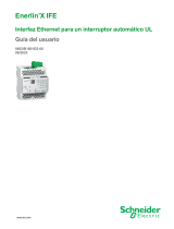 Schneider Electric Enerlin’X IFE Interfaz Ethernet para un interruptor automático UL El manual del propietario