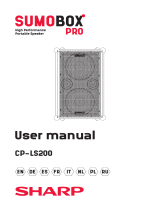 Sharp CP-LS100 Manual de usuario
