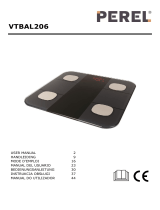 Perel VTBAL206 Smart Bathroom Scale Manual de usuario