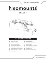 Neomounts NM-D775DX3WHITE Manual de usuario