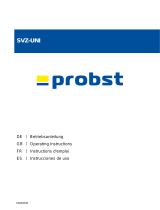 probst SVZ-UNI Manual de usuario