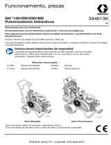 Graco 334613J, Pulverizadores hidráulicos DH230/GH, 130, 200, 230, 300, funcionamiento, piezas El manual del propietario