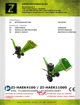 Zipper Maschinen ZI-HAEK4100 Petrol Garden Shredder Manual de usuario