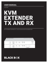 Black Box ACU1700A KVM Extender TX and RX Manual de usuario