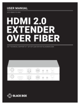 Black Box AVX-HDMI2-FO-HDB Manual de usuario