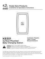 Koala Kare KB301-SS Surface-Mounted Baby Changing Station Manual de usuario