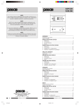 Paso SDP220 El manual del propietario