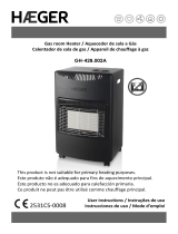 HAEGER Premium Warm gas stove Manual de usuario