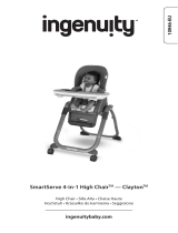 ingenuity SmartServe 4-in-1 High Chair - Clayton El manual del propietario