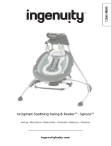 ingenuity InLighten Soothing Swing & Rocker - Spruce El manual del propietario
