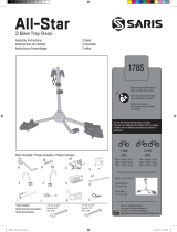 Saris 28800A All-Star 2 Bike Tray Rack El manual del propietario