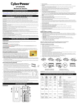 Cyber Power CP1500AVRL Manual de usuario