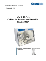 Grant Instruments UVT-B-AR Economy PCR UV Cabinet Manual de usuario
