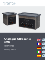Grant Instruments XUBA Analogue Ultrasonic Bath Range Manual de usuario