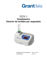 Grant Instruments DEN-1 and DEN-1B densitometers Manual de usuario