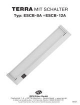REV LED Unterbauleuchte Terra - verschiedene Ausführungen El manual del propietario