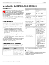 FireClass COM820 Manual de usuario